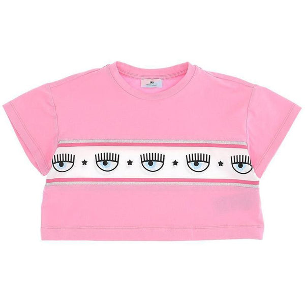 CHIARA FERRAGNI, Pink Women's Crop Top