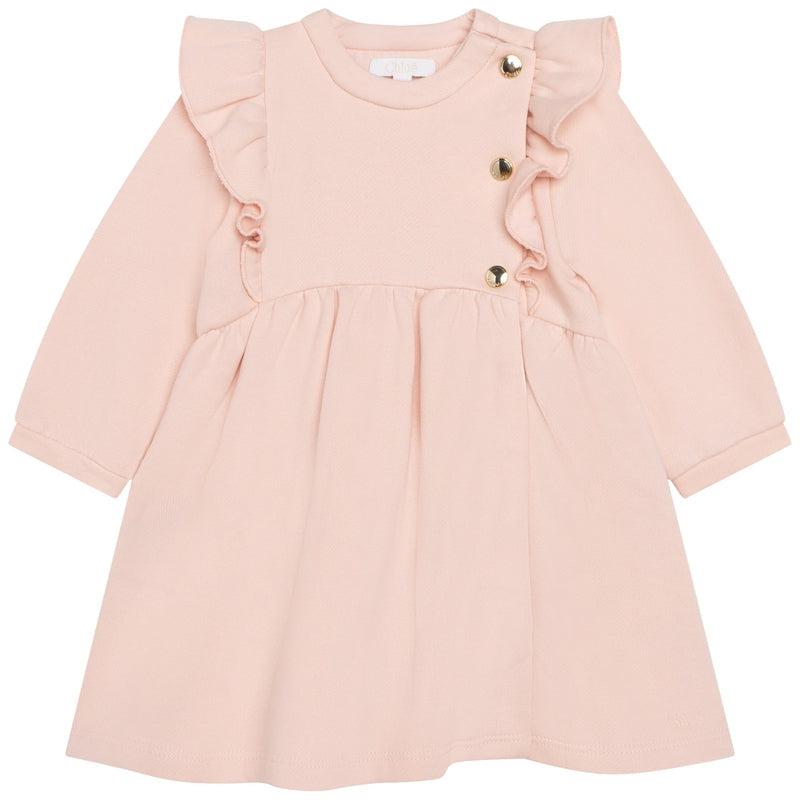 Chloe Baby Girls Pink Flounce Dress
