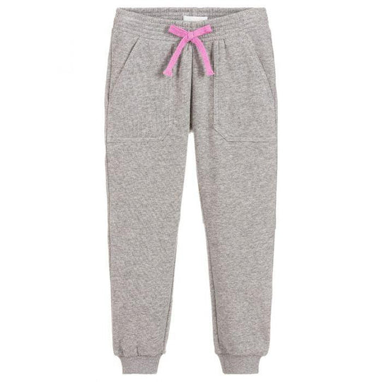 Girls Grey Tracksuit Joggers