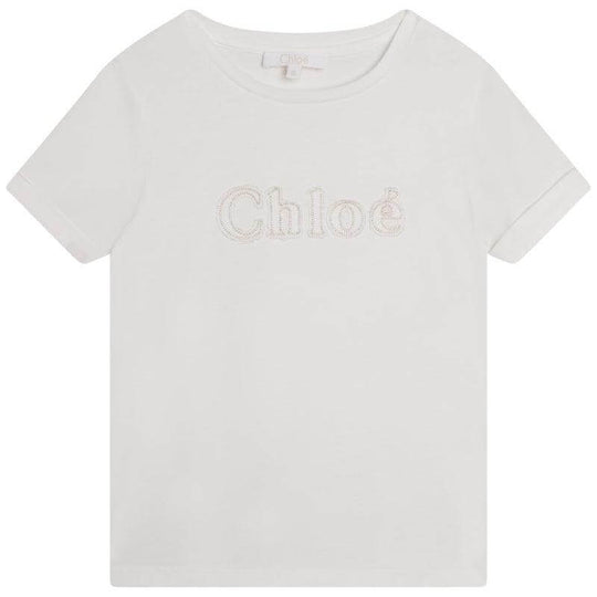 Girls Ivory Logo T-shirt