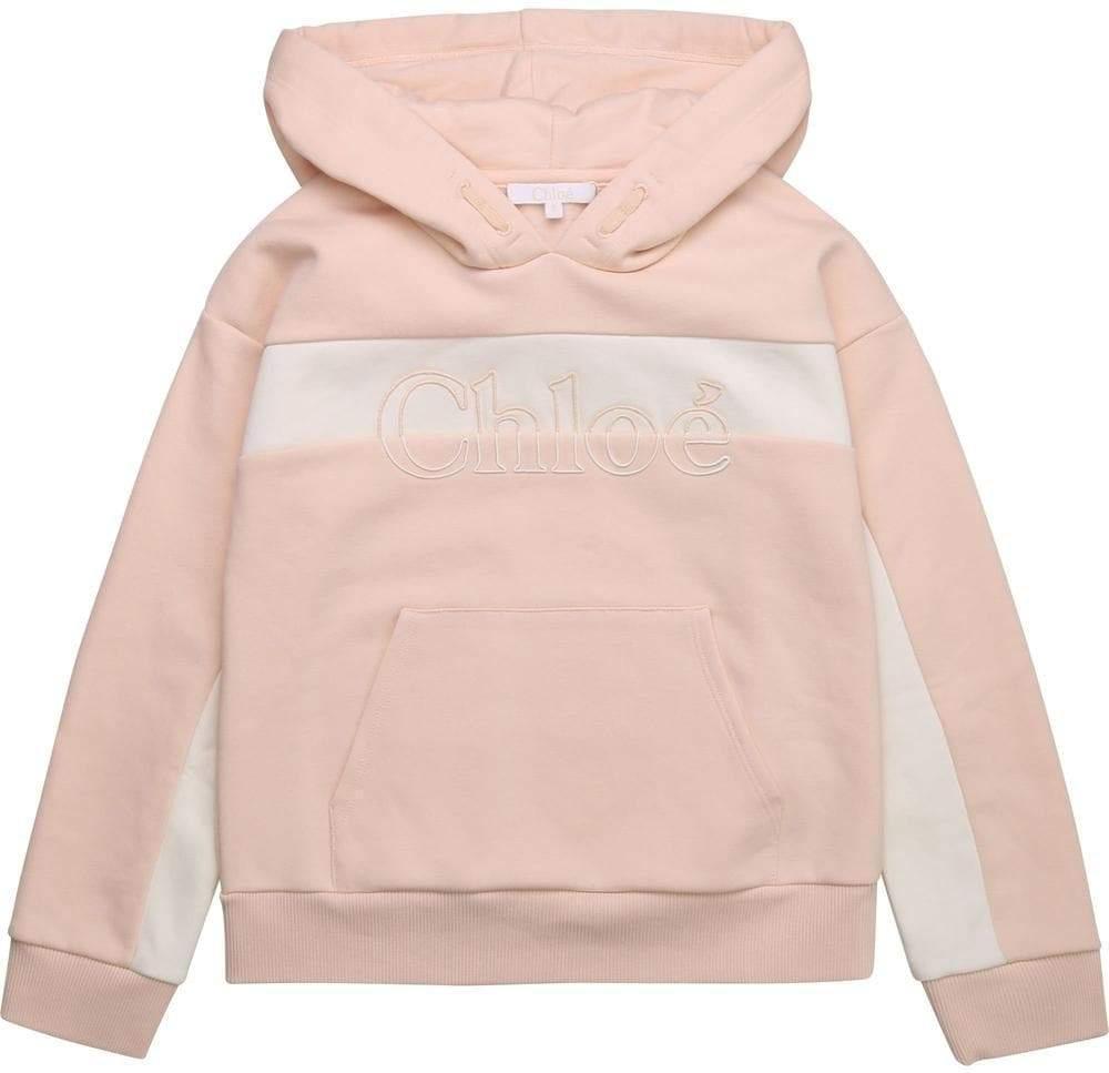 Chloe Girls Pale Pink Hooded Sweatshirt