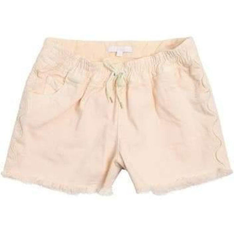 Chloe Girls Peach Denim Shorts