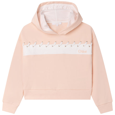 Chloe Girls Pink Hoodie