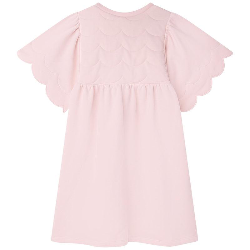 Chloe Girls Pink Scallop Dress