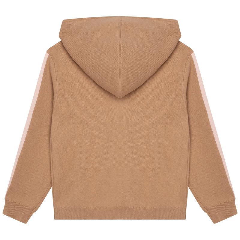 Chloe Girls Stone Knit Zip Up Hoodie