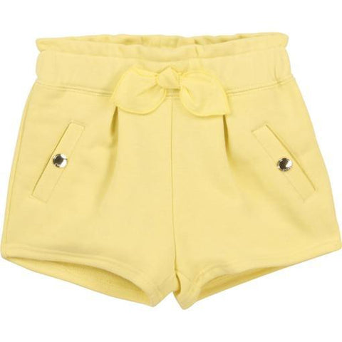 Chloe Girls Yellow Bow Shorts