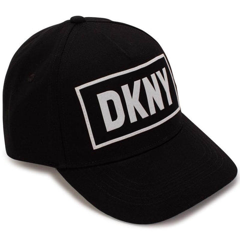 DKNY Boys Black Logo Cap