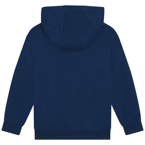 DKNY Boys Blue Logo Zip Up Hoodie