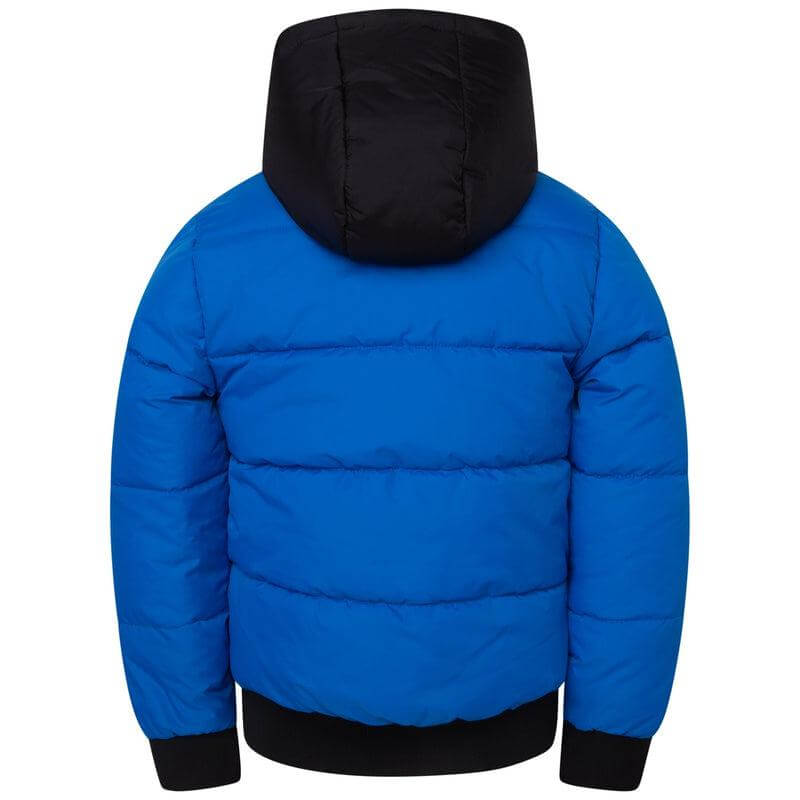 DKNY Boys Blue Reversible Puffer Jacket