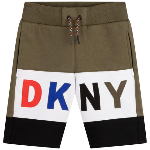 DKNY Boys Khaki Bermuda Shorts