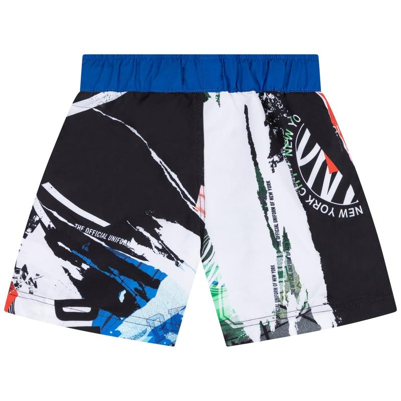DKNY Boys Multi Print Swim Shorts