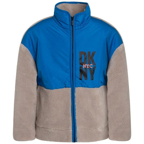 DKNY Boys Stone Zip Up Jacket