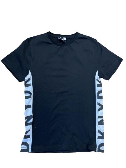 Girls Black Side Logo T-Shirt