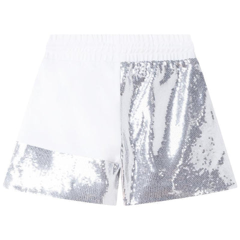 DKNY Girls Silver Shorts