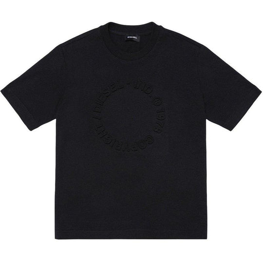 Boys Black 3D Logo T-Shirt