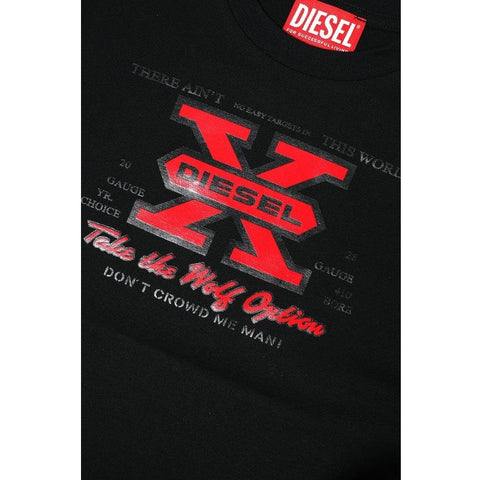 Diesel Boys Black Diesel X T-Shirt