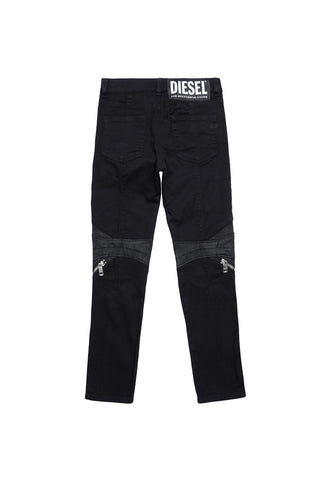 Diesel Boys D-Strukt Black Jeans