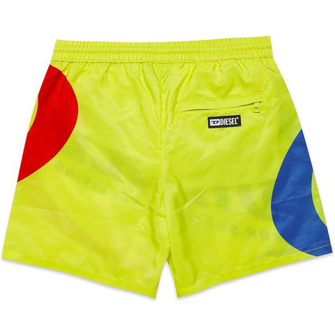 Diesel Boys Yellow Logo Shorts