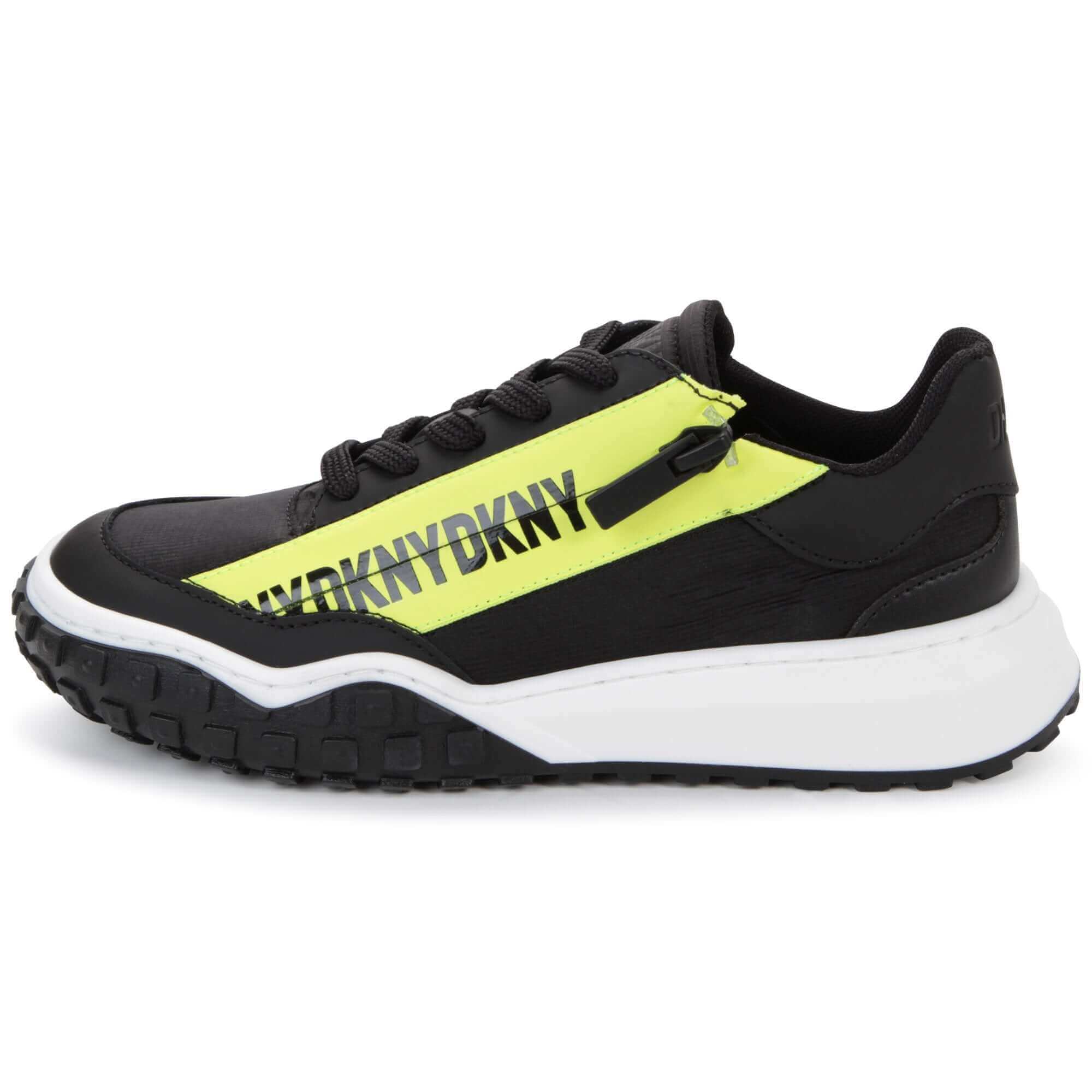 Dkny | Boys Black Logo Trainers | Kathryns