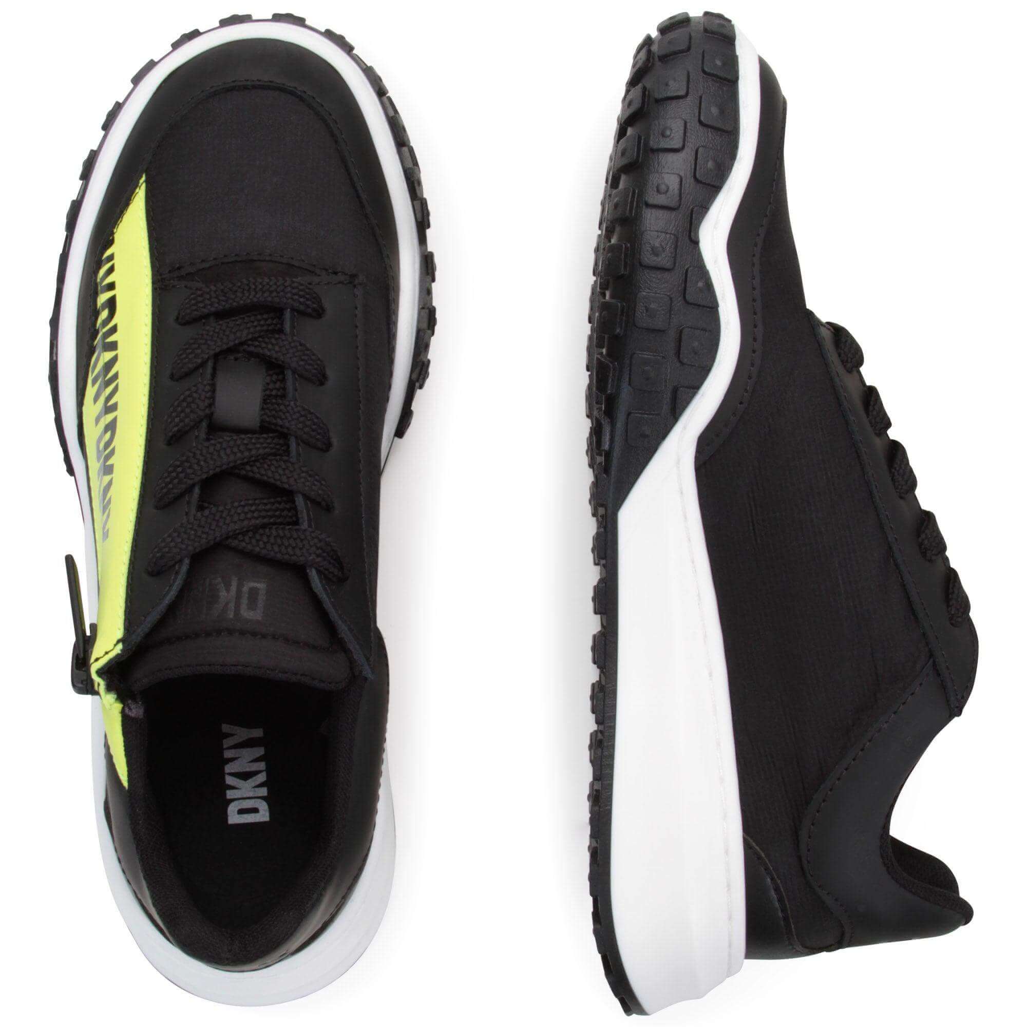 Dkny | Boys Black Logo Trainers | Kathryns