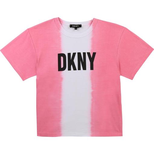 Girls Pink Tie Dye T-Shirt