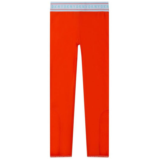 Girls Red Leggings