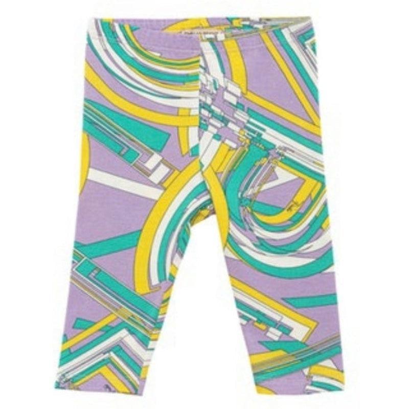 Emilio Pucci Baby Girls Esploso Print Leggings