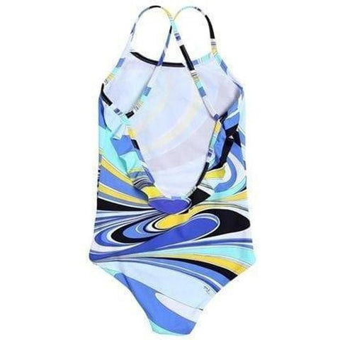 Emilio Pucci Blue Swimming Costume