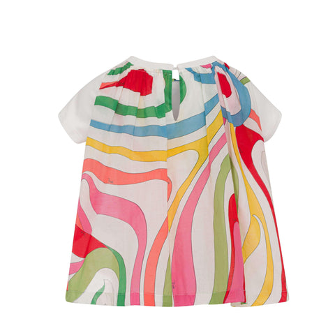 Emilio Pucci Girls White Multi Tunic