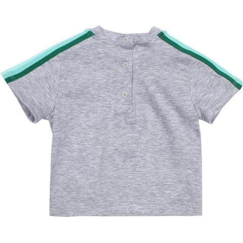 Fendi Baby Boys Grey Logo T-Shirt