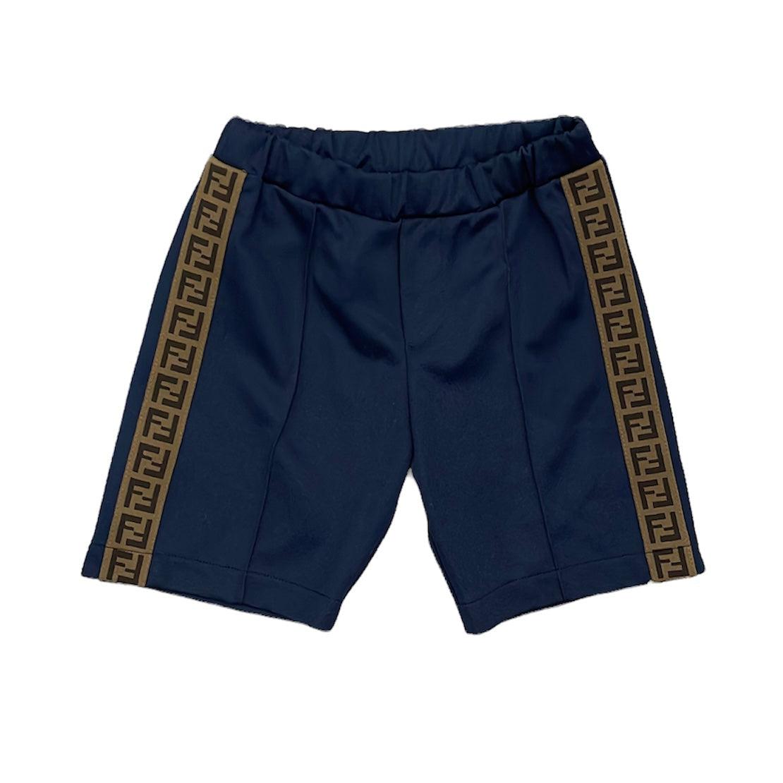 Fendi Boys Navy Shorts