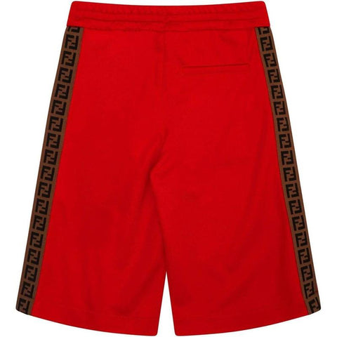 Fendi Boys Red Shorts