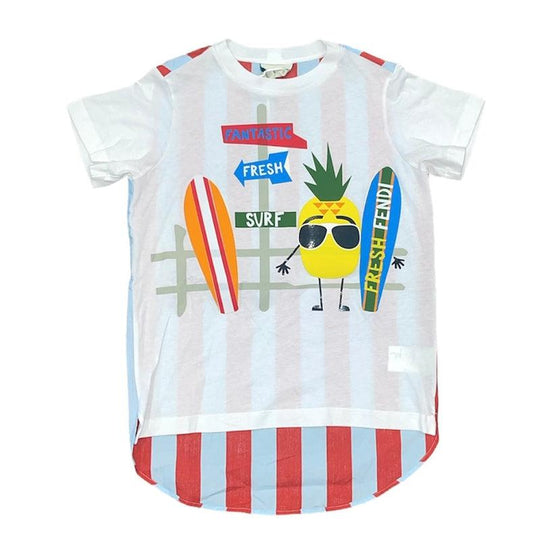 Boys White Beach Vibes Tshirt