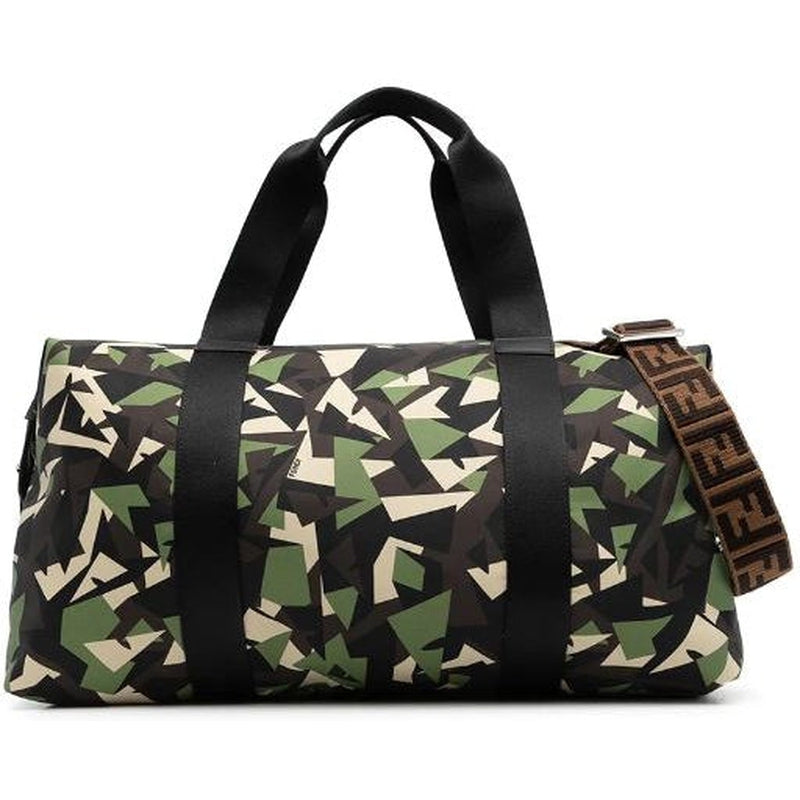 Fendi Fendi Kids Camouflage Print Gym Bag