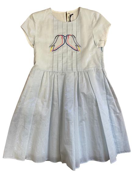 Girls Blue Birds Dress