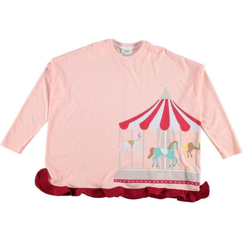 Fendi Girls Pale Pink Carousel Top