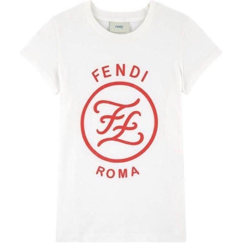 Fendi Girls White T-Shirt