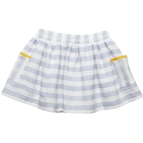 Fina Ejerique Girls Grey Stripe Skirt