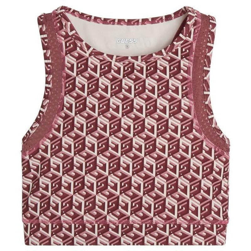 Guess Kids Girls Cube Red Active Top
