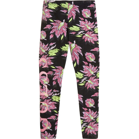 Guess Kids Girls Orchid Pink Multi Leggings