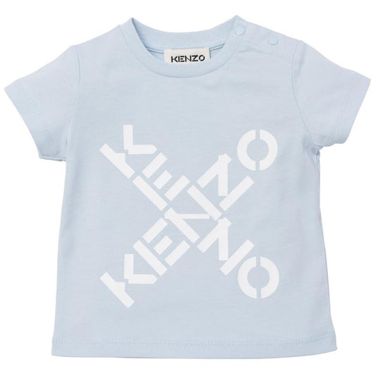 Baby Boys Blue Cross Logo T-Shirt