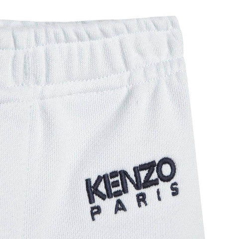 Kenzo Kids Baby Boys Pale Blue Cotton Jersey Shorts