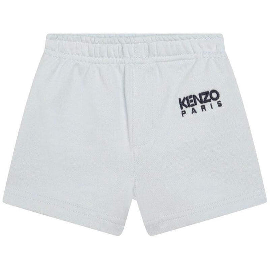 Baby Boys Pale Blue Cotton Jersey Shorts