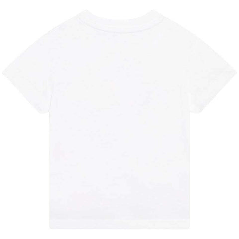Kenzo Kids Baby Boys White Cotton logo T-Shirt
