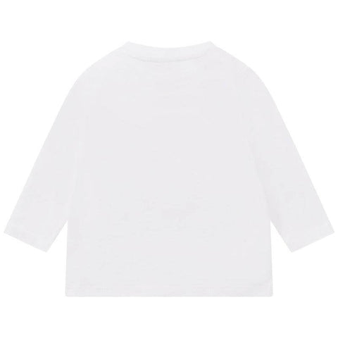 Kenzo Kids Baby Boys White Multi Coloured Logo T-Shirt