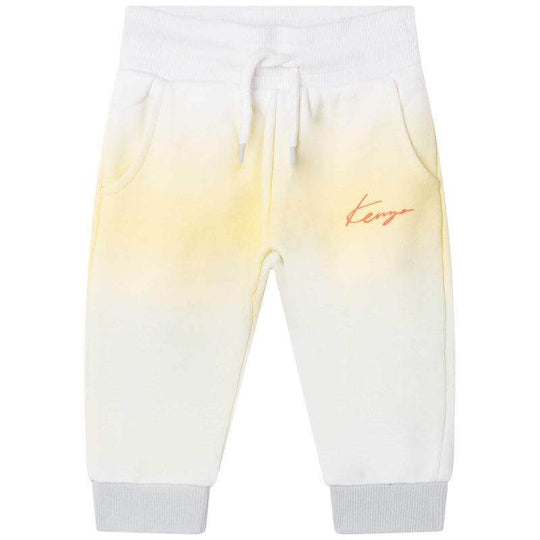 Baby Boys Yellow And Blue Logo Joggers