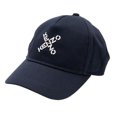 Kenzo Kids Boys Black Cross Cap