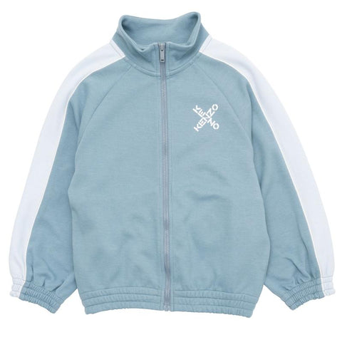 Kenzo Kids Boys Cross Logo Zip Up Jacket