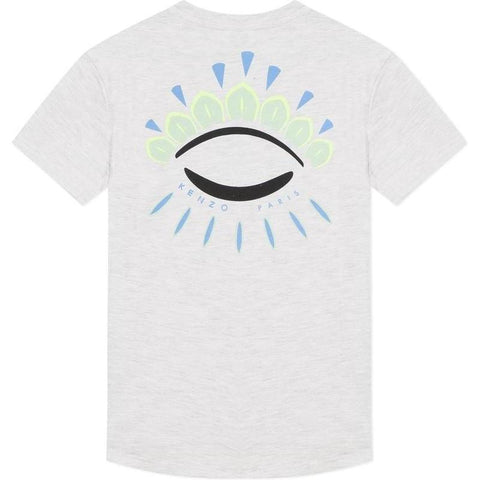 Kenzo Kids Boys Grey T-shirt With Iconic Eye