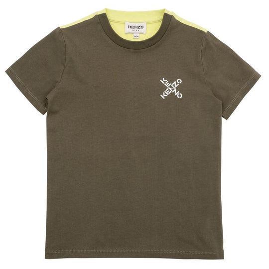 Boys Khaki Lemon T-Shirt